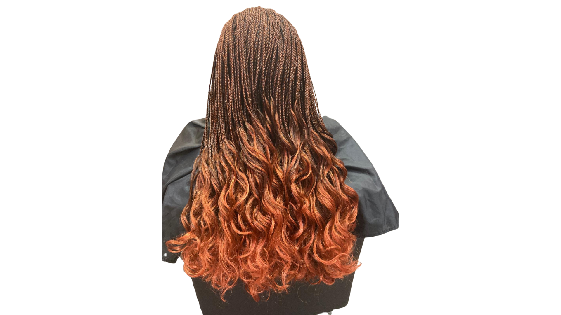 Knotless Braids with Curly Ends